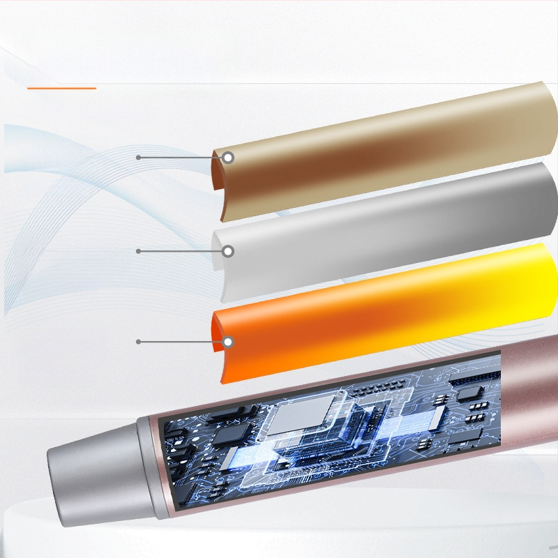 Matu curling vārpsta ar keramikas apkures elementu, 65W, 100-240V, digitālais displejs ar temperatūras kontroli, HATTEKER