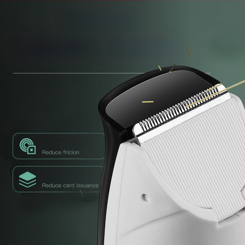 Vaikų plaukų kirpimo mašina - įkraunama, atspari vandeniui, tylus veikimas (keraminis peilis, įmontuota 300–500 mAh baterija, 8–12 val. veikimo laikas)