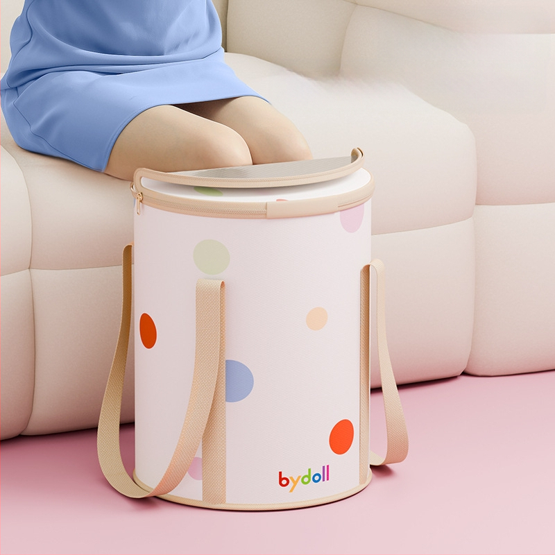 Sulankstoma kojų vonelė namų ir kelionėms — medžiaga: tarpaulinas, PE ir aliuminio plėvelė; penkių sluoksnių izoliacija su dangteliu; tinkama suaugusiems; Prekės ženklas: Spring Association