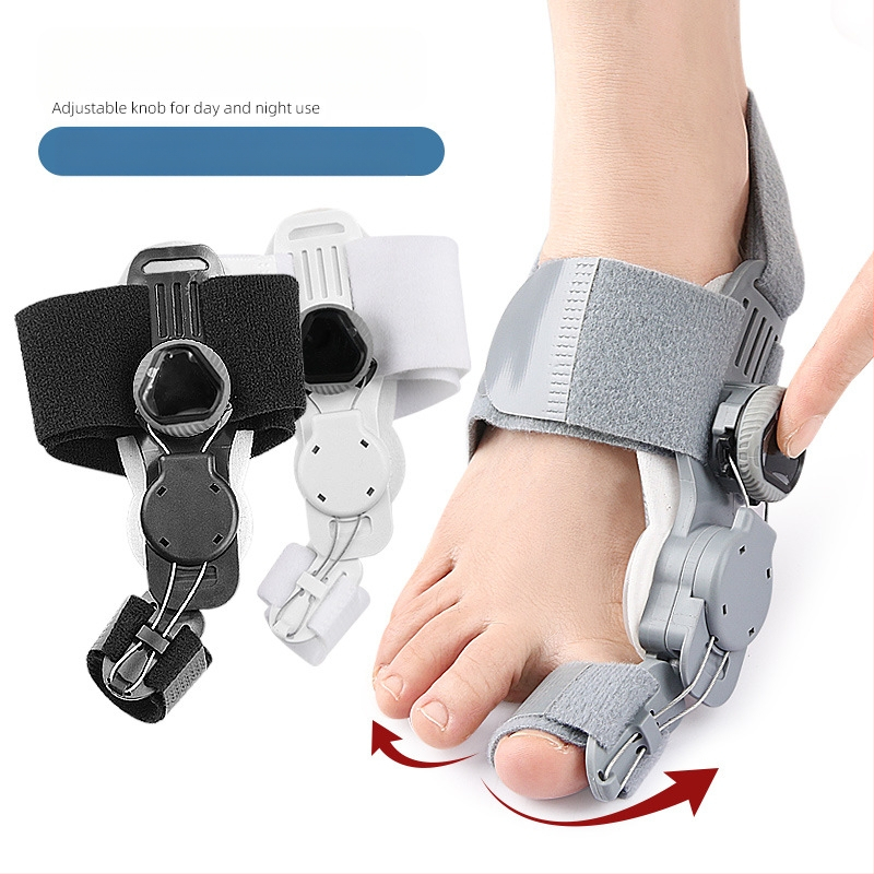 Pēdas pirksta korektors – Pirkstu atdalītājs; Materiāli: ABS, neilons un silikona spilventiņš; Modelis: Pēdas pirksta korektors; Sērija: Atdalītājs; Stils: Hallux valgus, personalizēts dizains; Atgriezeniskā korekcija.