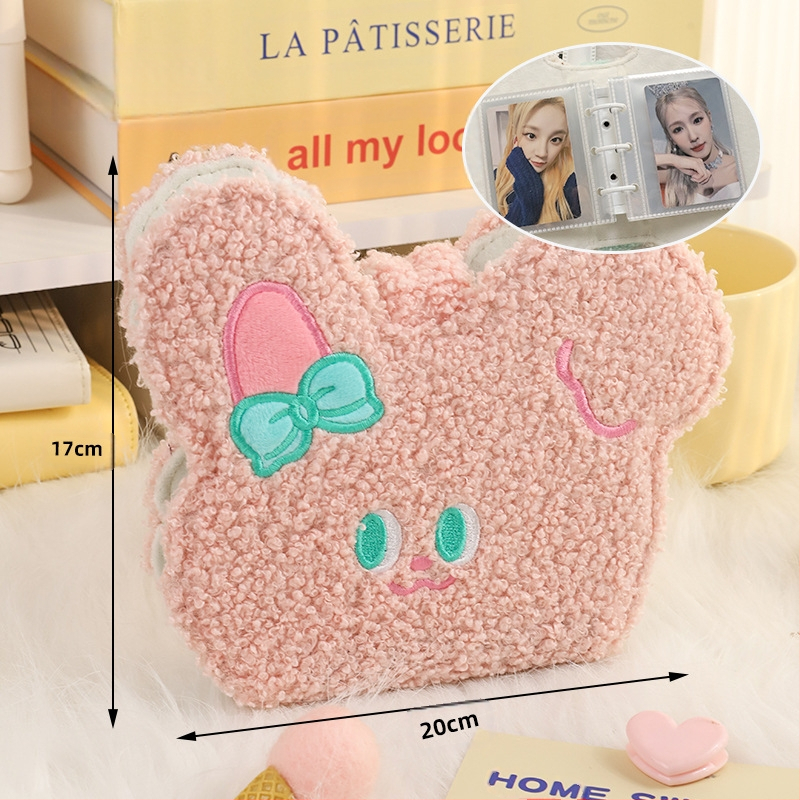 Hewu плюшен фотоалбум, стил Korean-ins, с подвижни страници, 20 страници