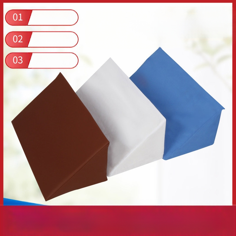 Триъгълна подложка за обръщане, пяна с висока плътност; за цялото тяло; рехабилитация на горни крайници; антипролежна подложка