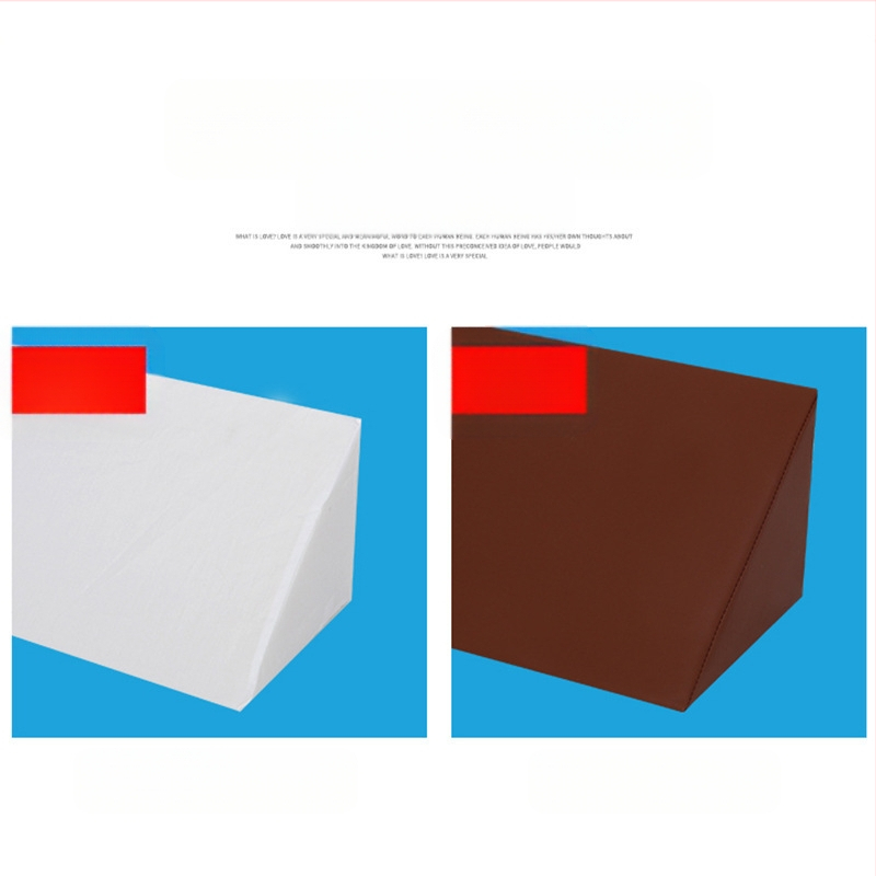 Триъгълна подложка за обръщане, пяна с висока плътност; за цялото тяло; рехабилитация на горни крайници; антипролежна подложка