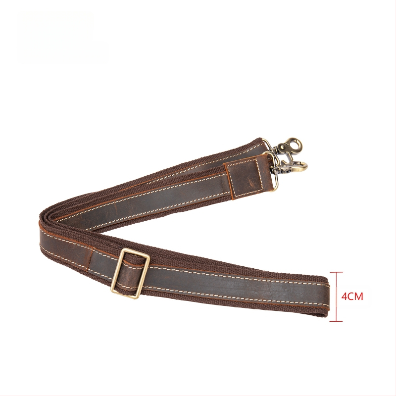 Odinė pečių juosta maišams – reguliuojama, viršutinio sluoksnio karvės odos, atspari dėvėjimuisi