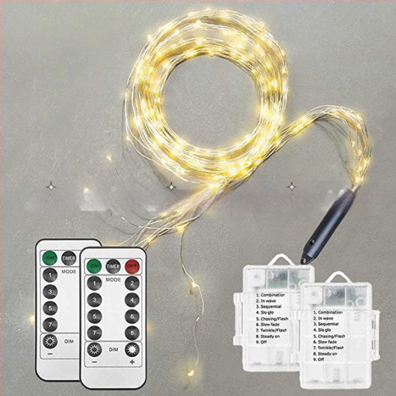 Tree Vine Lantern Ponytail Light – IP67 atsparus vandeniui vario vielos šviestuvų virne, maitinimas saulės energija/USB/baterija, ≤36V, mygtuko/nuotolinio valdymo, CE sertifikatas