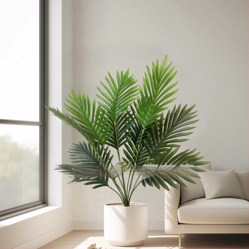 Green Dreamland dirbtinis augalas – plastikas, išsibarstęs saulėgrąžų veislė, vidaus dekorui