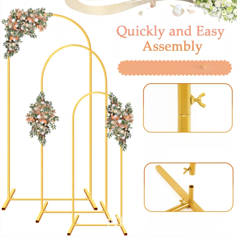 Сватбена арка с железна рамка – Central plains – картонена опаковка – персонализирани опции – за сватби