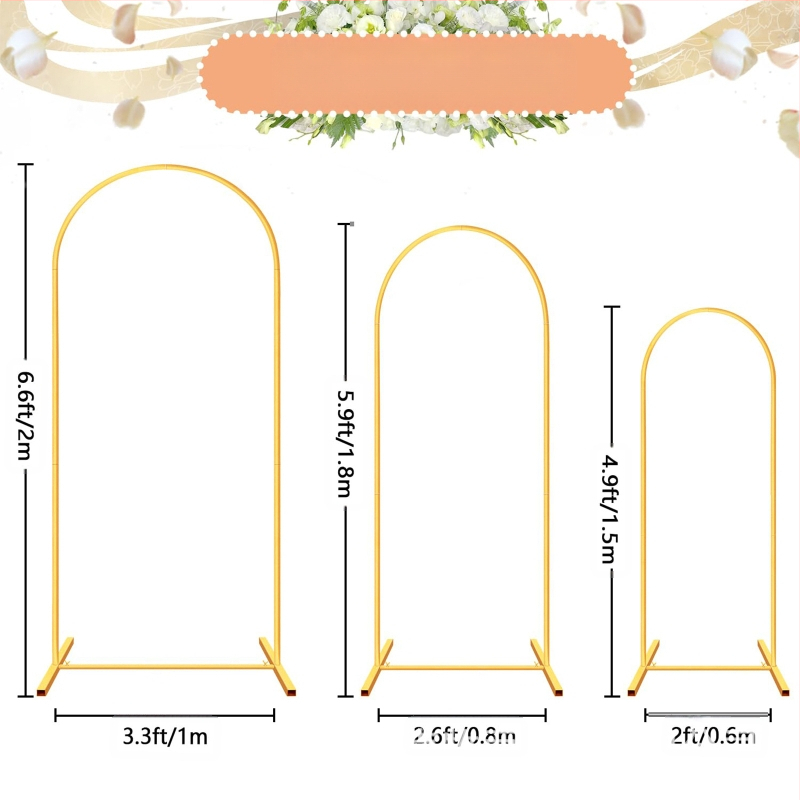 Сватбена арка с железна рамка – Central plains – картонена опаковка – персонализирани опции – за сватби