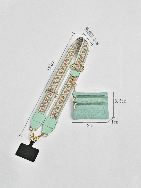 Mobiliojo telefono per petį krepšys su monetų pinigine – Nailonas, miesto paprastumas, Unisex, Pick up