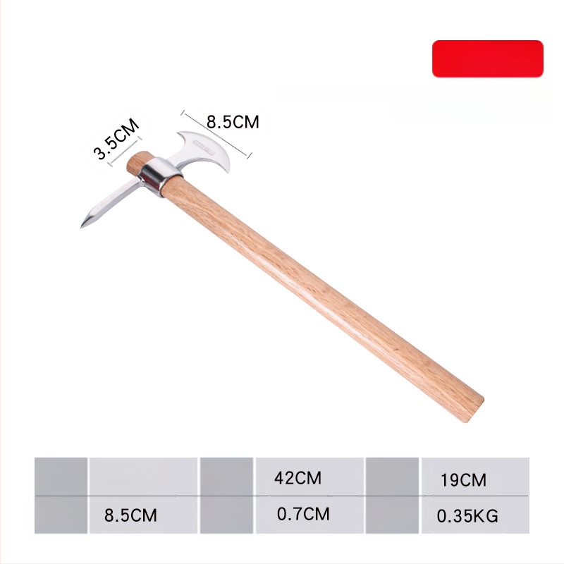 Nerūdijančio plieno išlikimo įrankių rinkinys: ledo kirvis, ledo dantis, kryžminis įrankis, alpinistinis įrankis