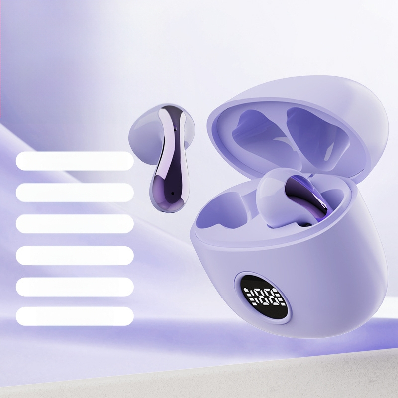 Безжични In-Ear Bluetooth слушалки с цифров дисплей, ниска латентност за гейминг, 4–8 ч. работа, Bluetooth 5.3