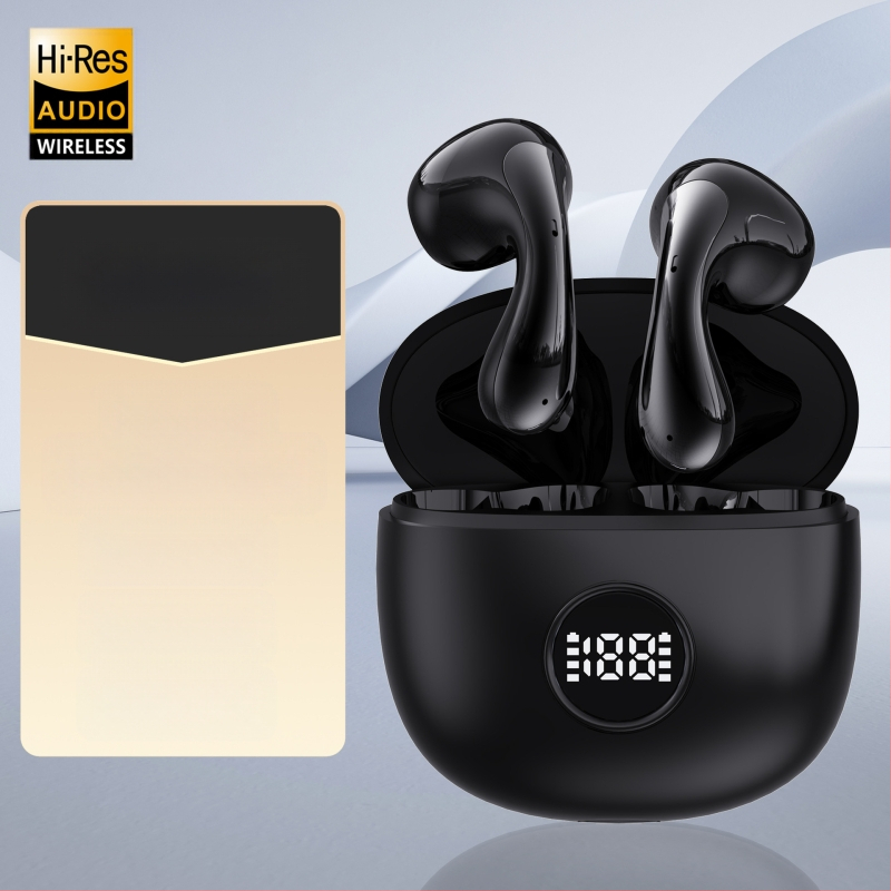 Безжични In-Ear Bluetooth слушалки с цифров дисплей, ниска латентност за гейминг, 4–8 ч. работа, Bluetooth 5.3