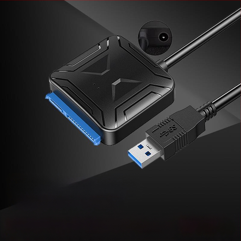 USB 3.0 към SATA кабел за данни с IS621 чип, медно ядро, 500 MB/s, дължина около 47 cm