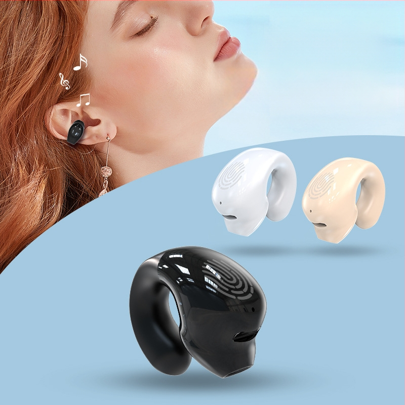 Căști wireless cu clips în jurul urechii, IPX7, 10 m rază, Bluetooth 5.0, autonomie 4–8 ore, latență scăzută pentru gaming