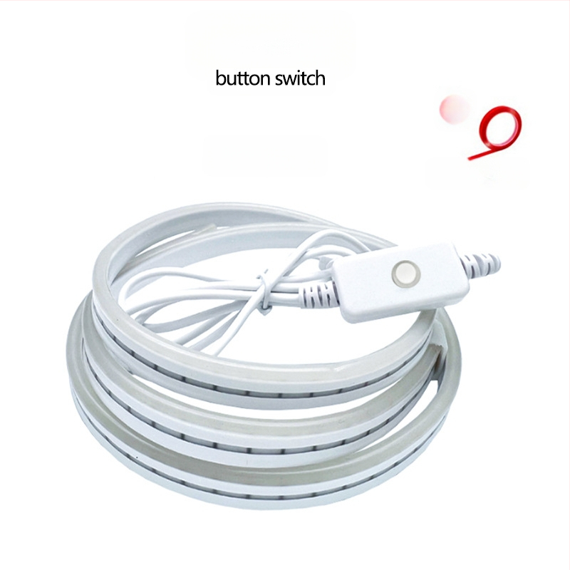 USB prisilietimo neono lanksti šviesos juostelė, 5V įv., 6W/m, 120 LED 2835, reguliuojama šviesa