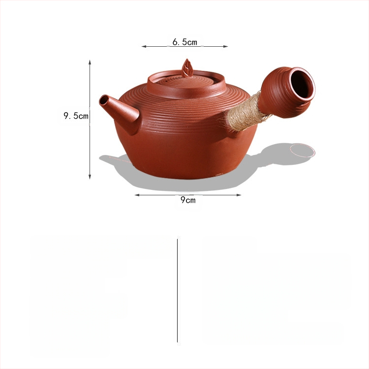 Τσαγιέρα από μωβ άμμο για Kung Fu τσάι, νέο κινεζικό στυλ, κατάλληλη για βρασμό νερού