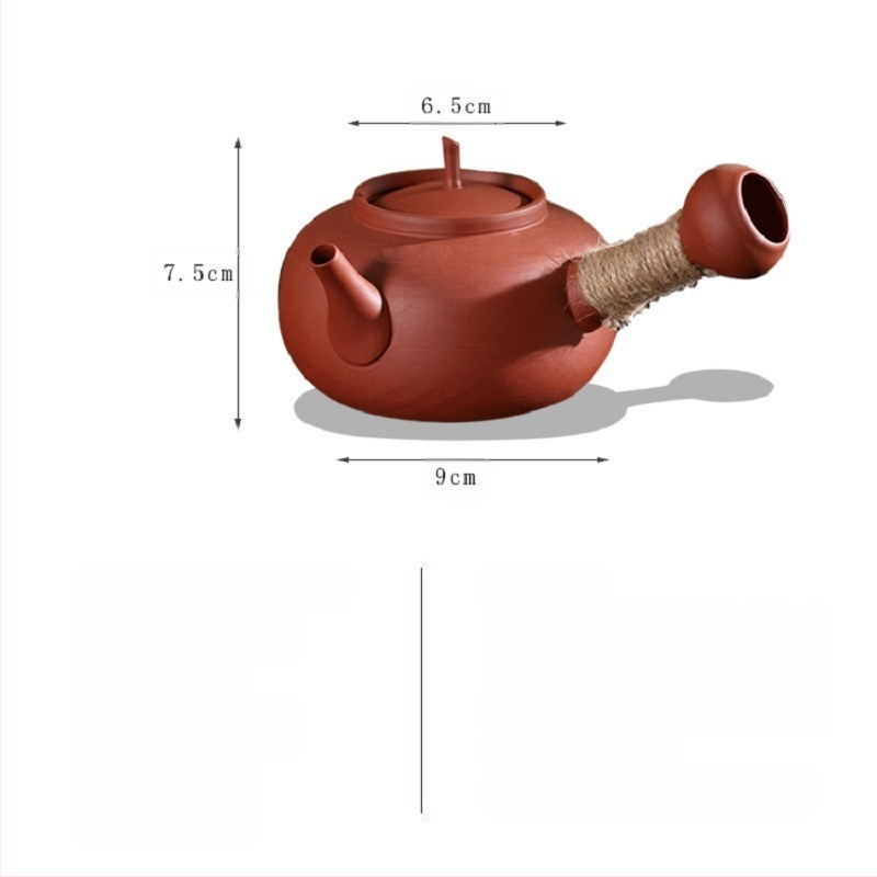 Τσαγιέρα από μωβ άμμο για Kung Fu τσάι, νέο κινεζικό στυλ, κατάλληλη για βρασμό νερού