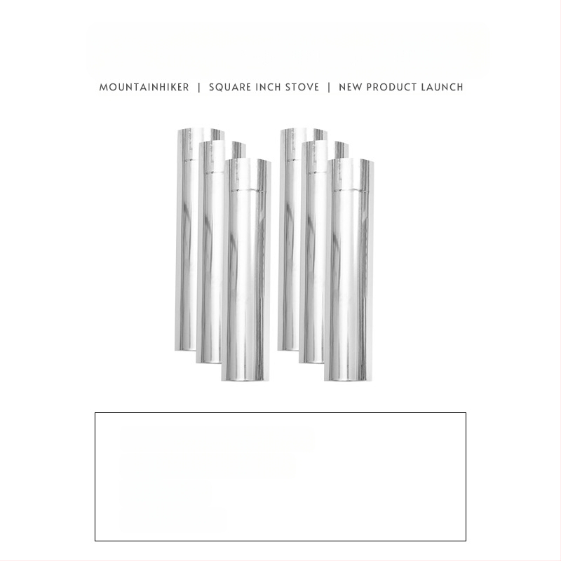 Mountain Guest lauko stovyklavimo krosnelė - nešiojama iš nerūdijančio plieno 201, kepimui lauke