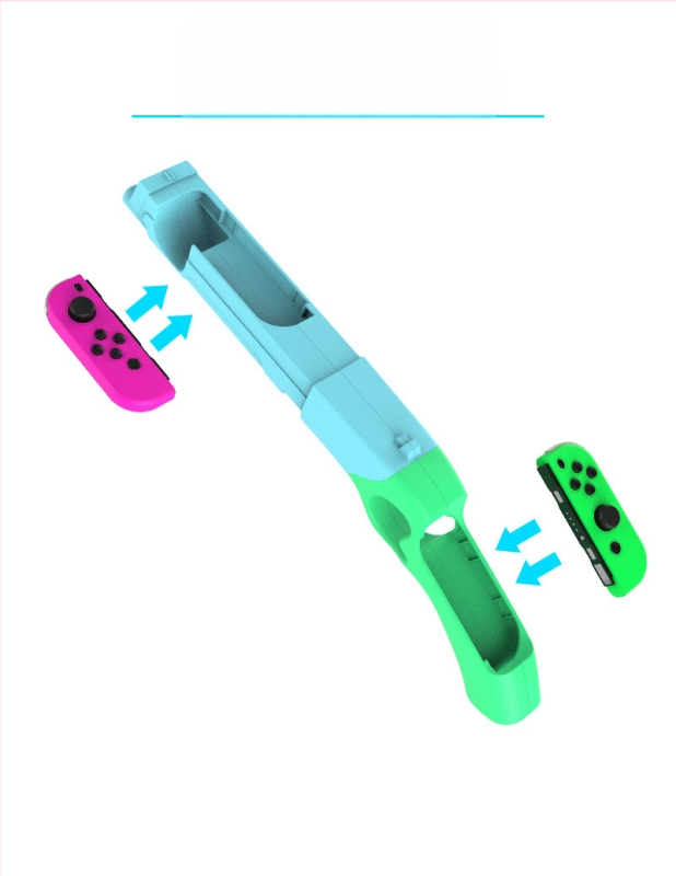 Switch šaušanas spēļu rokturis: modelis HBS-122, ABS materiāls, bezvadu savienojums, saderīgs ar Switch, svars 238 g