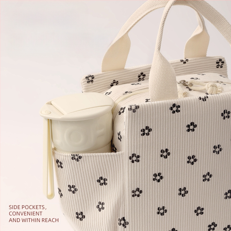 Bei Lian kordūrinė kvadratinė izoliuojanti pietų krepšys, talpa 6,5 L, nešiojamas ir sulankstomas