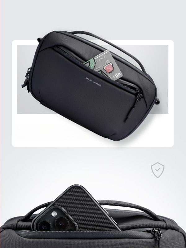 Mark Ryden férfi válltáska Oxford anyagból, poliészter bélés, városi egyszerű stílus