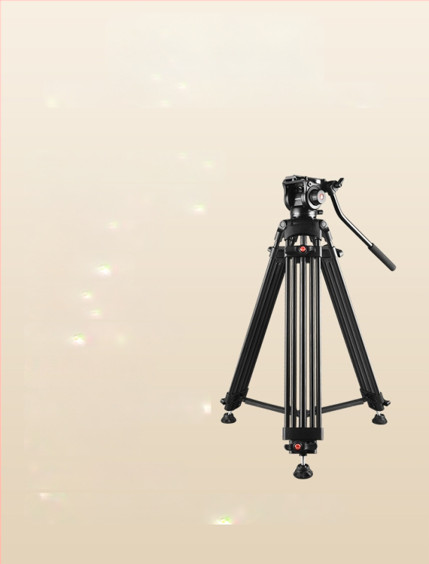 Lovozzen LDV-E01 Τρίποδο Γάμου για Φωτογράφηση με Υδραυλικό PTZ, Αλουμινίου Κράμα, 3 Τμήματα, Μέγιστο Φορτίο 10 kg, Ύψος 180 cm, Με Πλάκα Γρήγορης Απελευθέρωσης