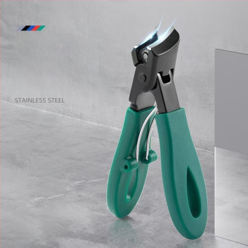 Клещи за нокти със скосено устие и голям отвор за премахване на мъртвата кожа, стоманен инструмент за маникюр.