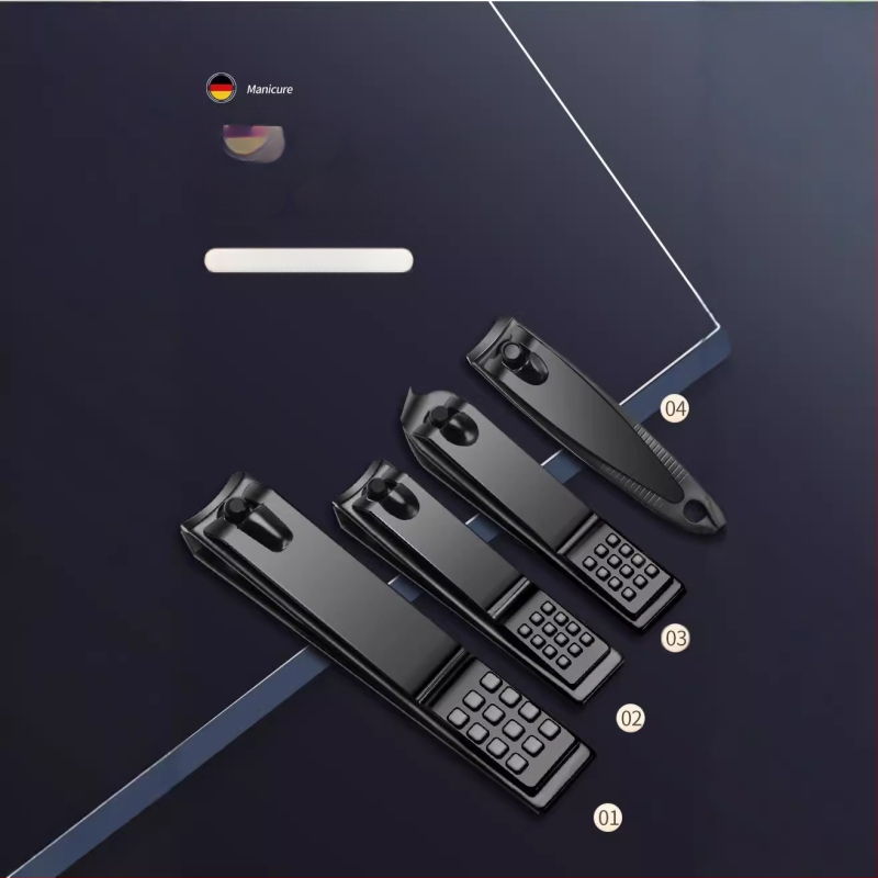 21-частен комплект маникюрни инструменти със ножици за кожички със скосена челюст