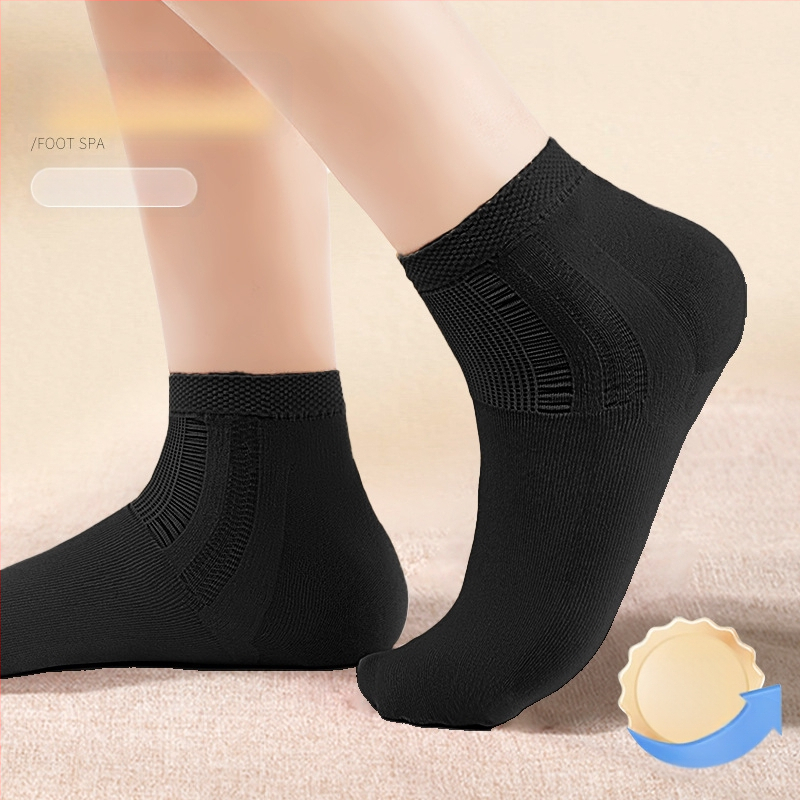 Μανσέτα φτέρνας – αντιτριβής προστασία ποδιού, 90–95% νάιλον, μονόχρωμο σχέδιο, μεσαίου ύψους κυλινδρικό, unisex