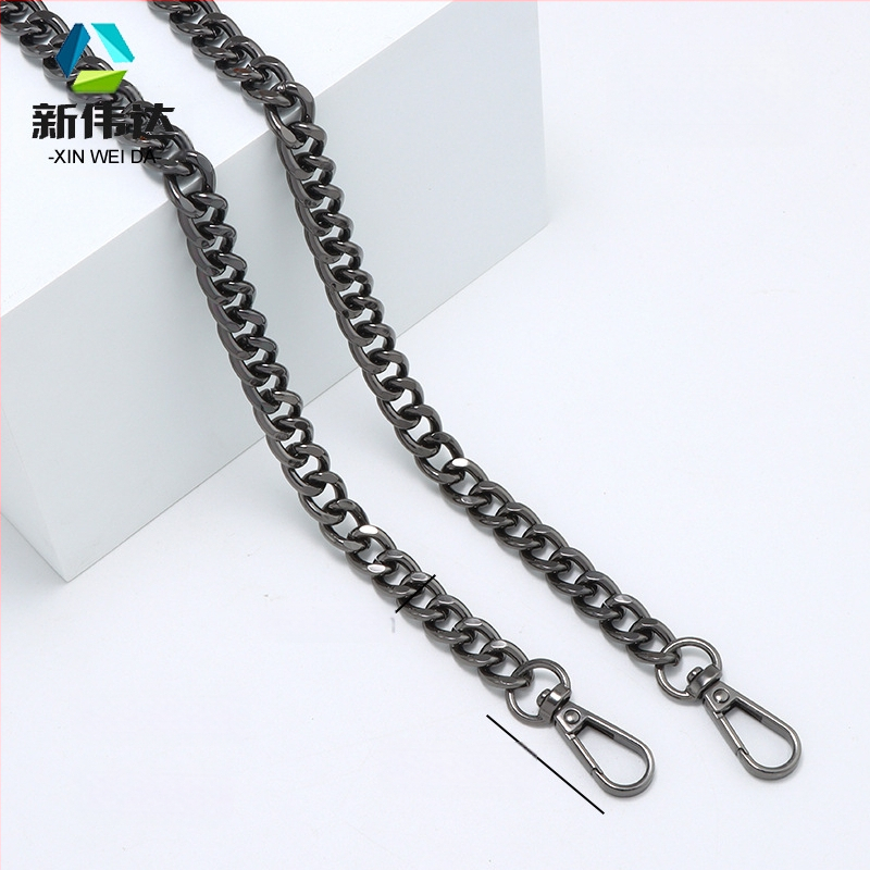 Metalo pečių dirželis su dvipuse grandine – atspari dėvėjimui keičiamo grandinės dirželis maišui