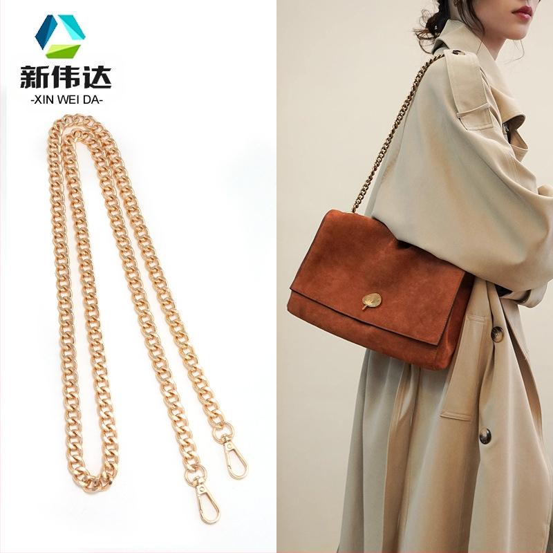 Metalo pečių dirželis su dvipuse grandine – atspari dėvėjimui keičiamo grandinės dirželis maišui