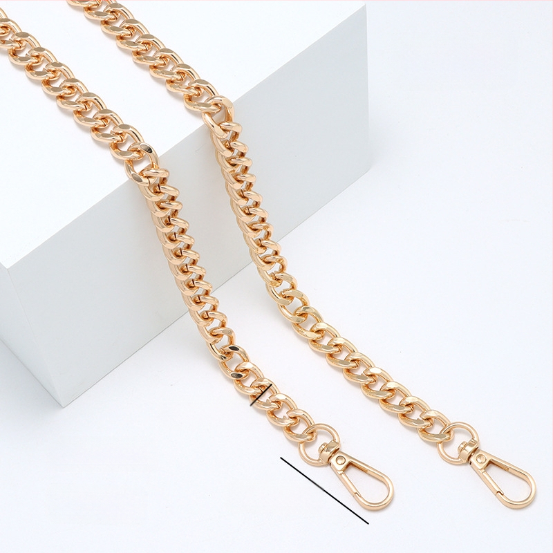 Metalo pečių dirželis su dvipuse grandine – atspari dėvėjimui keičiamo grandinės dirželis maišui