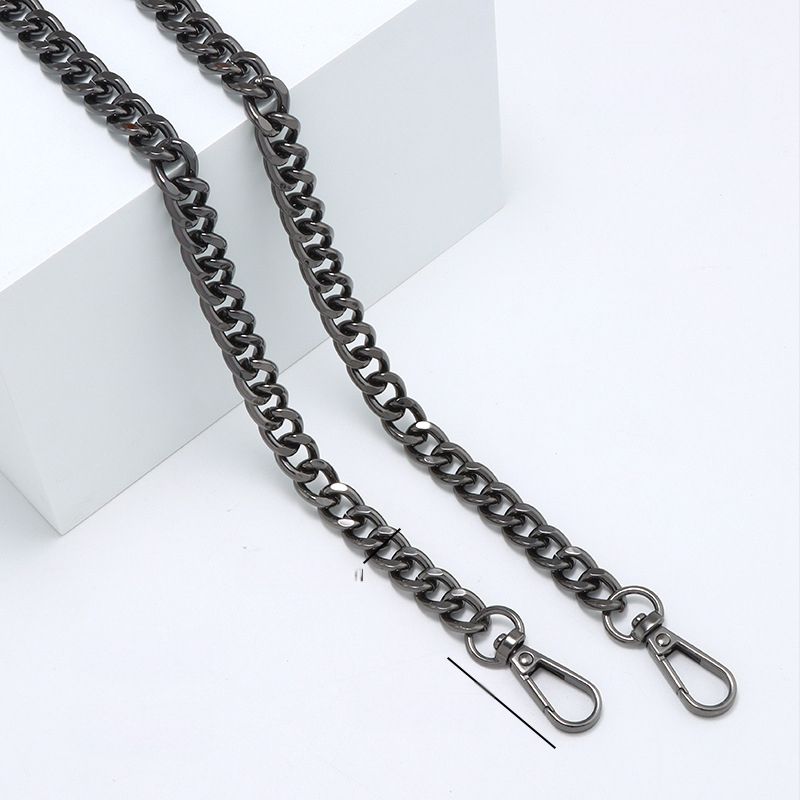 Metalo pečių dirželis su dvipuse grandine – atspari dėvėjimui keičiamo grandinės dirželis maišui