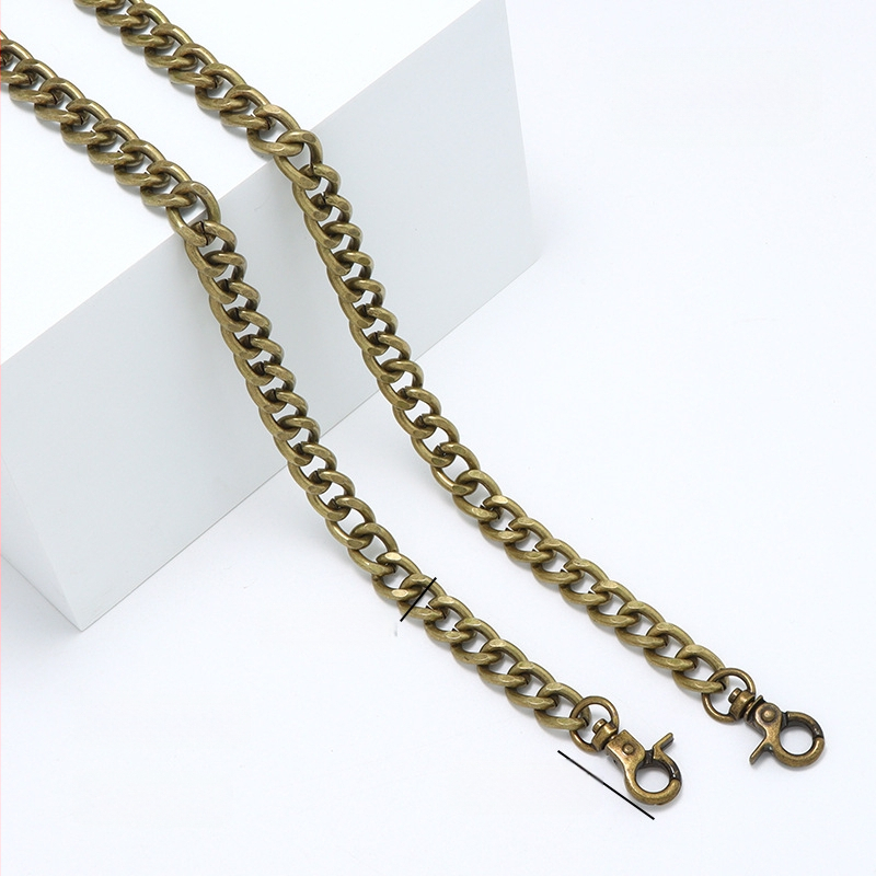 Metalo pečių dirželis su dvipuse grandine – atspari dėvėjimui keičiamo grandinės dirželis maišui