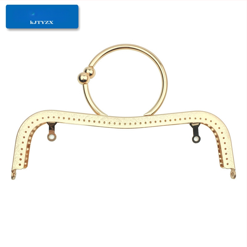 Koujin μεταλλικό πλαίσιο για τσάντα - ανάγλυφος σχεδιασμός με κοίλη μέση, DIY συμβατό