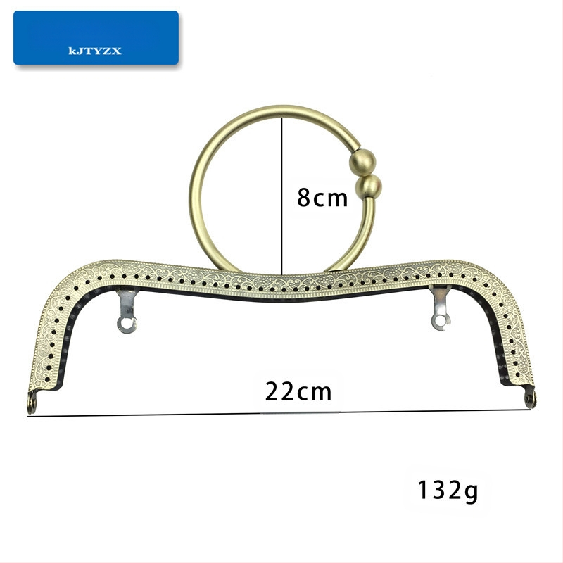 Koujin μεταλλικό πλαίσιο για τσάντα - ανάγλυφος σχεδιασμός με κοίλη μέση, DIY συμβατό