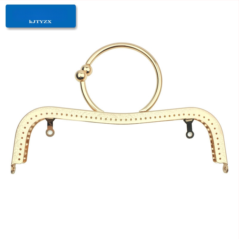 Koujin μεταλλικό πλαίσιο για τσάντα - ανάγλυφος σχεδιασμός με κοίλη μέση, DIY συμβατό