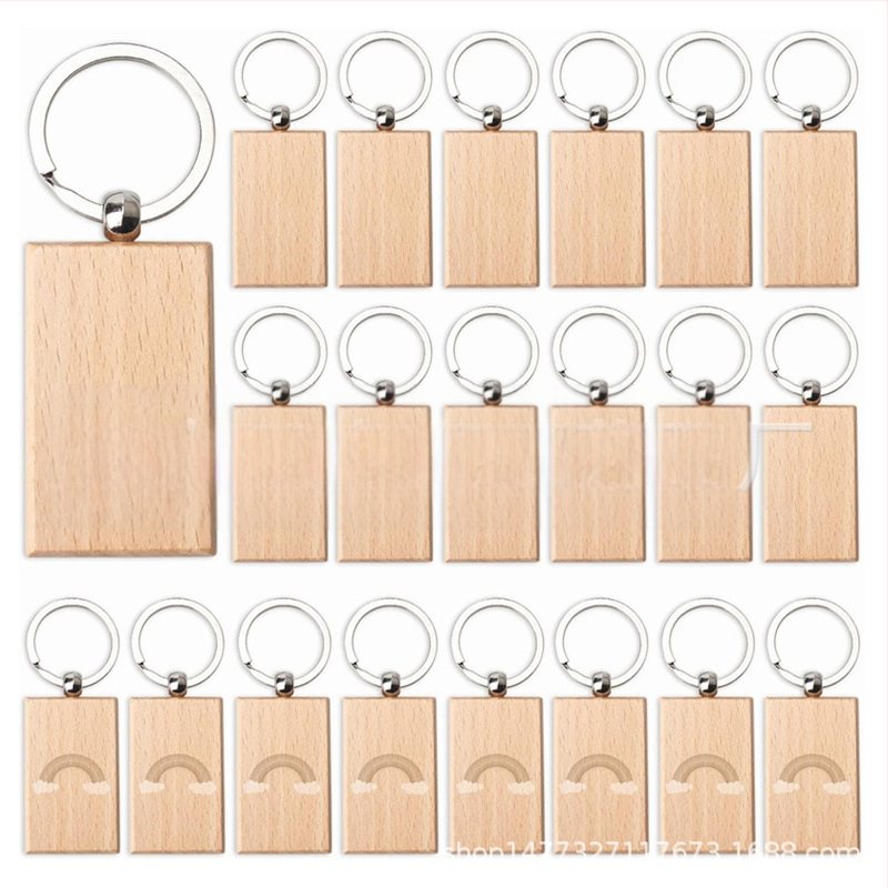 Дървен ключодържател‑висулка за ключове — Anhong crafts, pendant, модерен стил