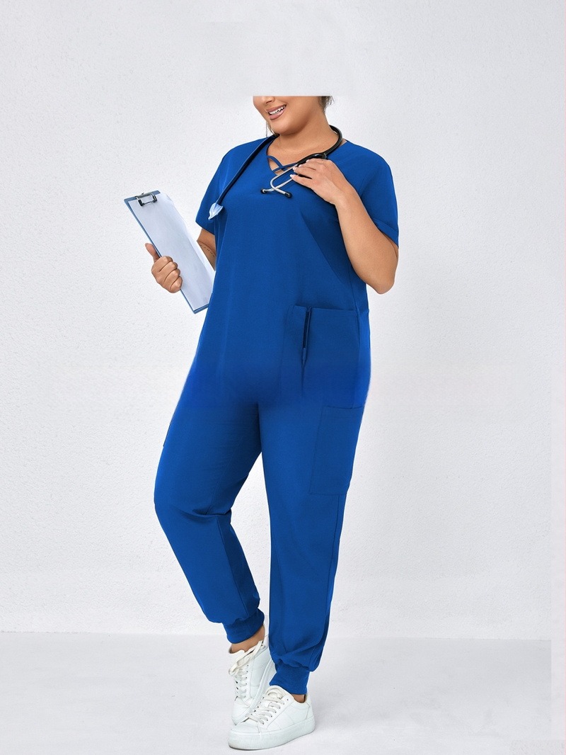 Дишаща топ с матов джоб и сет топ и панталони, 3/4 ръкав, полиестер-еластанова смес (90–95% полиестер), пролет 2025 стил японско-корейско свободно облекло