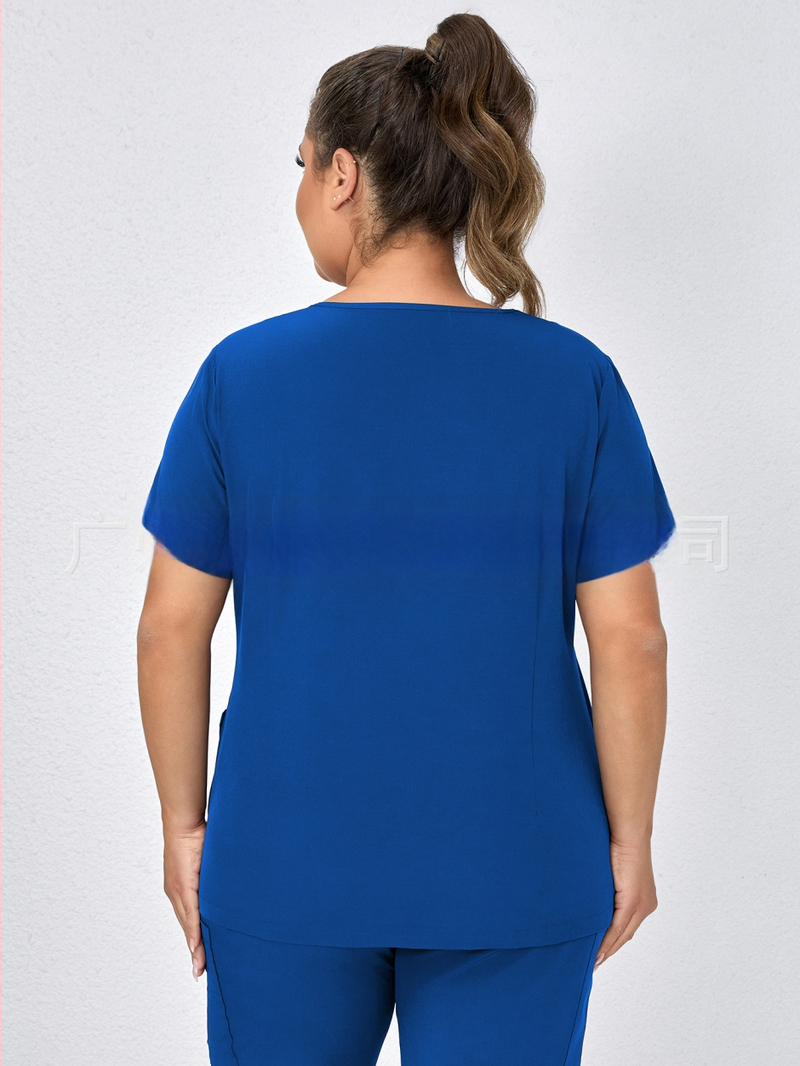 Дишаща топ с матов джоб и сет топ и панталони, 3/4 ръкав, полиестер-еластанова смес (90–95% полиестер), пролет 2025 стил японско-корейско свободно облекло