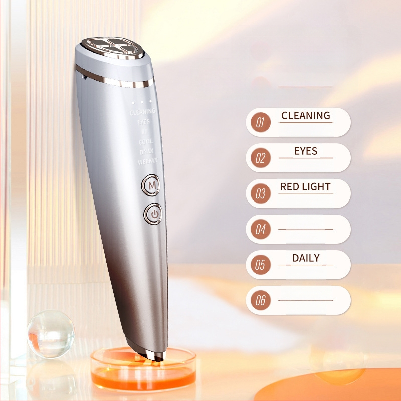 Tianyi RF szépségkészülék – hordozható, bőrmegújítás, tisztítás és LED-fényterápia, beépített 2000–4000mAh akkumulátor