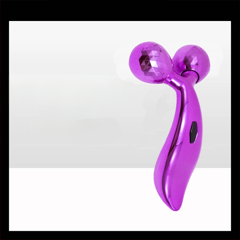 V-lice masažer s 3D valjkom i žičanim ručnim upravljanjem