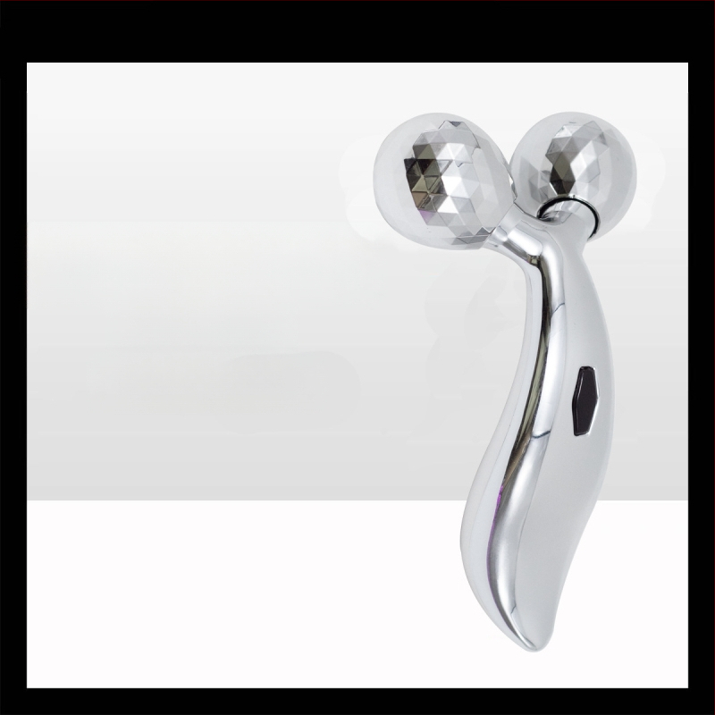 V-lice masažer s 3D valjkom i žičanim ručnim upravljanjem