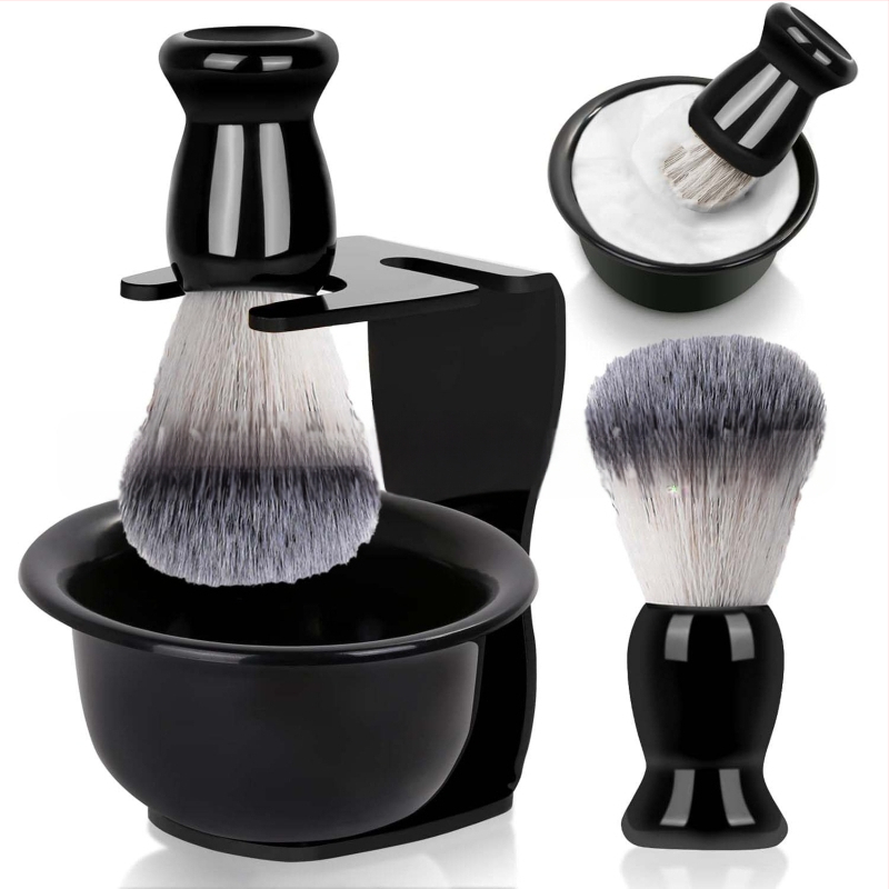 Σετ ξυρίσματος TIANWEI: μπολ αφρού, βούρτσα ξυρίσματος, θήκη για λεπίδες, σαπούνι/κρέμα ξυρίσματος και σετ λεπίδων; 50 σετ ανά κουτί