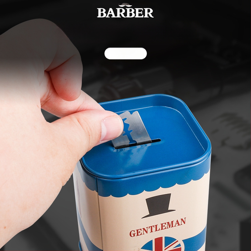 Ayes Θήκη Αποθήκευσης Λεπίδων για Κουρείο και Εργαλεία Κομμωτικής, Με Σκεύος Ανακύκλωσης Λεπίδων