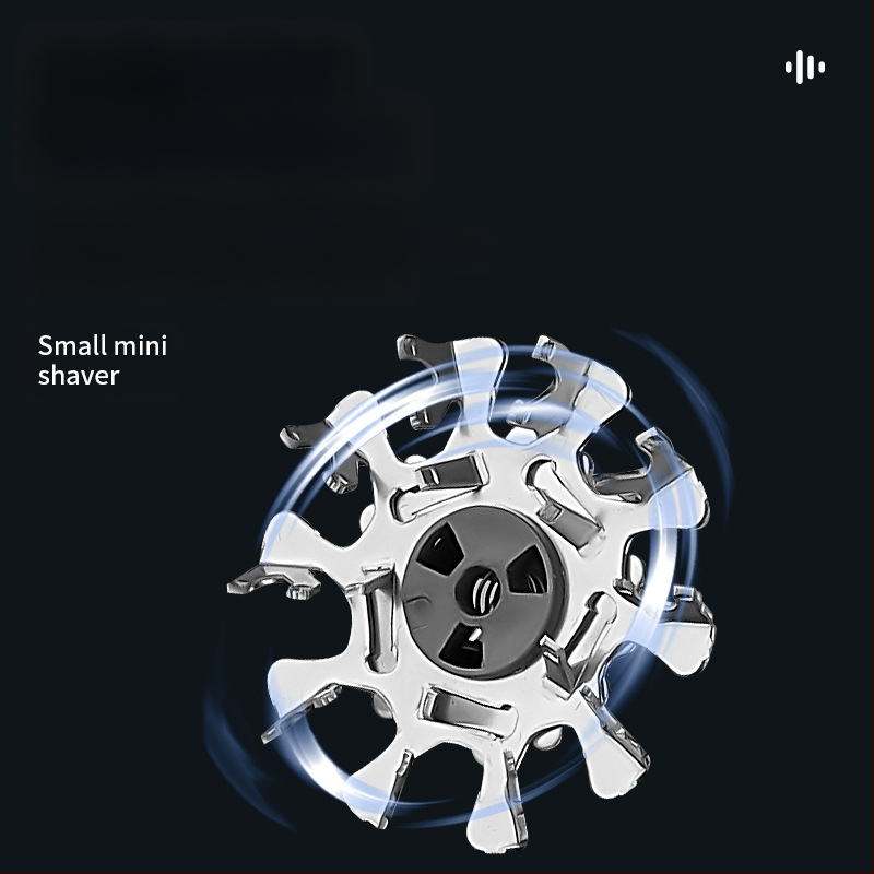 Ηλεκτρική ξυριστική μηχανή με LED οθόνη, κεφαλή περιστροφικού τύπου με 1 κόφτη, ενσωματωμένη μπαταρία, αυτονομία 30-45 λεπτών, θόρυβος κάτω από 36 dB