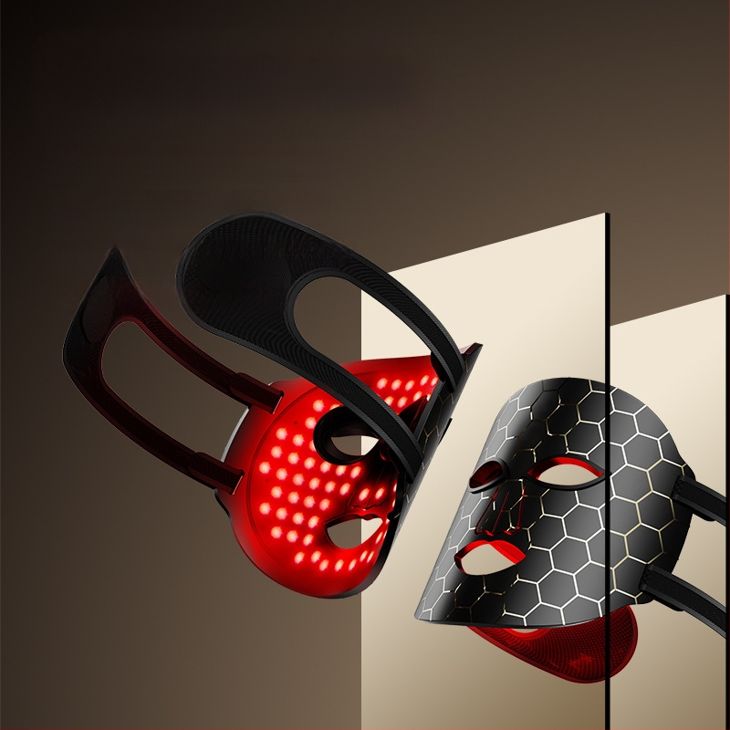 LED sejas maska fototerapijai un ādas jaunināšanai, pārnēsājams mājas lietošanai ierīce, bez iebūvētā akumulatora, IPX0