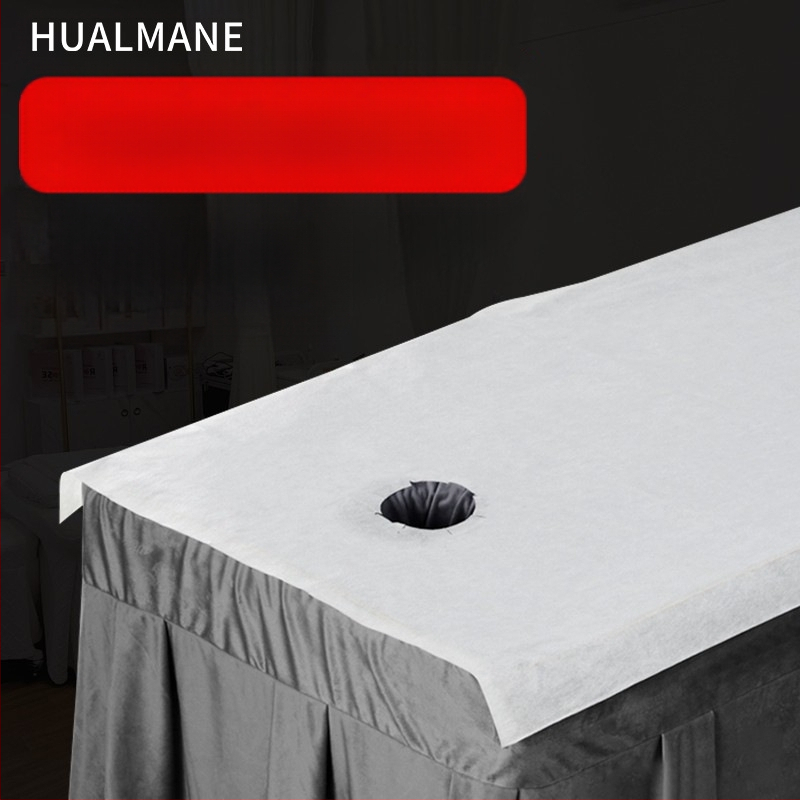 Egyszer használatos ágynemű lepedők szépségszalonok számára, nem szőtt anyagból, vízálló és olajálló, vastagított, puha és lélegző