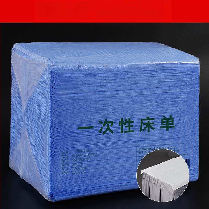 Egyszer használatos ágynemű lepedők szépségszalonok számára, nem szőtt anyagból, vízálló és olajálló, vastagított, puha és lélegző