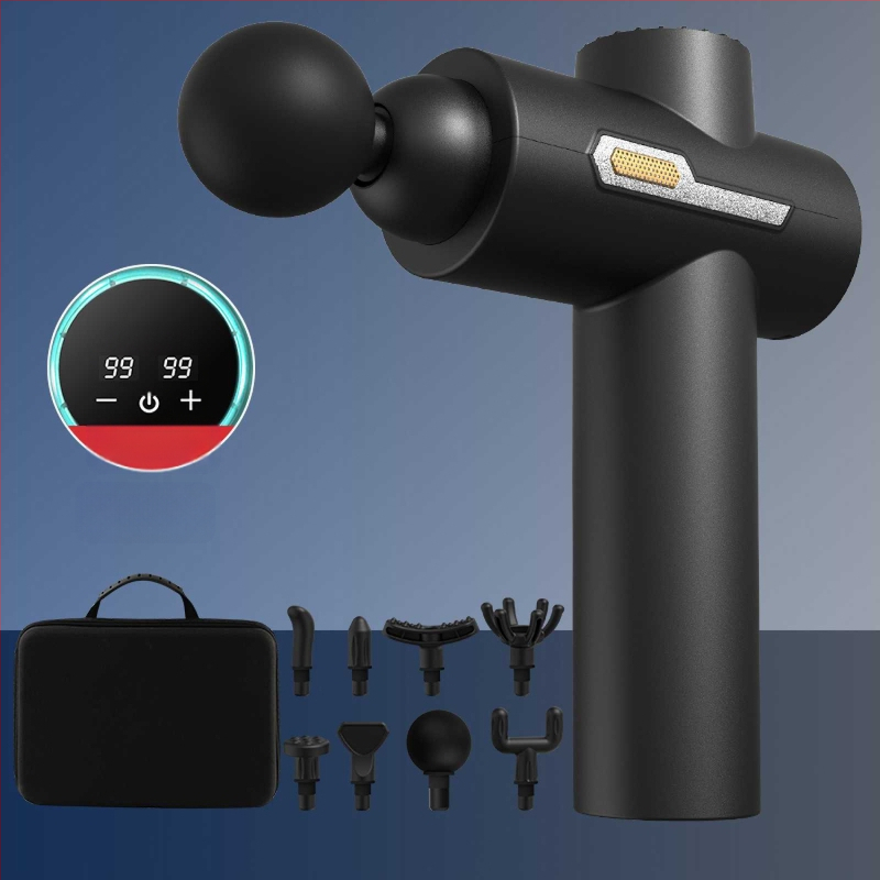 Μασάζ αυχένα – Μοτέρ χωρίς ψήκτρες, 5+ ταχύτητες, 6+ κεφαλές, ενσωματωμένη μπαταρία 1000–1200mAh, αυτονομία 3–6 ωρών, χαμηλός θόρυβος